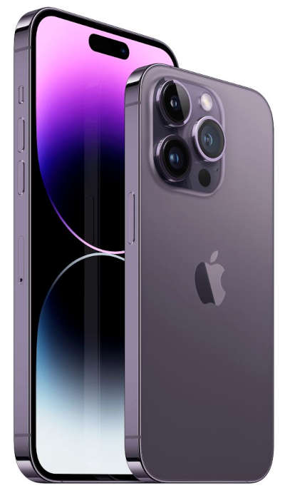 Apple iPhone 14 Pro iOS 16 128GB(6GB RAM)/256GB(6GB RAM)/ 512GB(6GB RAM)/1TB(6GB RAM), RAM 6GB A16 Bionic chip,6‑core CPU (2 performance and 4 efficiency cores),16‑core Neural Engine 6.12 inches(15.54 cm) (measured as a standard rectangular