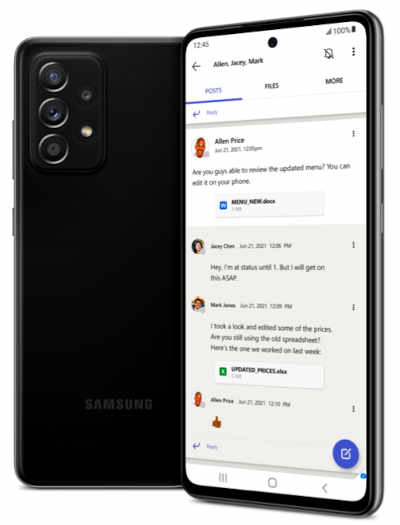 Samsung Galaxy A52 5G Android 11, upgradable to Android 13, One UI 5.1 128GB 6GB RAM, 128GB 8GB RAM, 256GB 8GB RAM Qualcomm SM7225 Snapdragon 750G 5G (8 nm) 6.5 inches, 2400 x 1080
