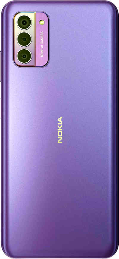 Nokia G42 Android 13 128GB 4GB RAM, 128GB 6GB RAM Qualcomm SM4350 AC Snapdragon 480+ 5G (8 nm) 6.56 inches, 720 x 1612 pixels, 24 bit, 20:9 ratio Triple rear camera: 50 MP