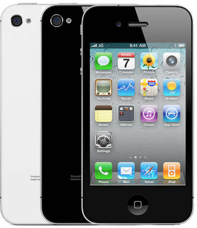 Apple iPhone 4 CDMA iOS 4, upgradable to iOS 7.1.1 16GB 512MB RAM, 32GB 512MB RAM Apple A4 (45 nm) 3.5 inch, 640 x 960 pixels 5MP rear camera, no front camera 1420 mAh