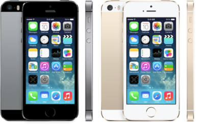 Apple iPhone 5s iOS 7, upgradable to iOS 12.5.6 16GB 1GB RAM, 32GB 1GB RAM, 64GB 1GB RAM Apple A7 (28 nm) 4.0 inches, 1136 x 640 pixels 8 MP (Single camera), 1.2