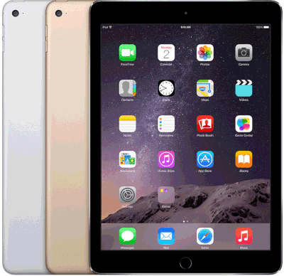Apple iPad Air 2 WiFi iOS 8.1, upgradable to iPadOS 15.7 16GB 2GB RAM, 32GB 2GB RAM, 64GB 2GB RAM, 128GB 2GB RAM Apple A8X (20 nm) 9.7 inches, 2048 x 1536 pixels 8 MP