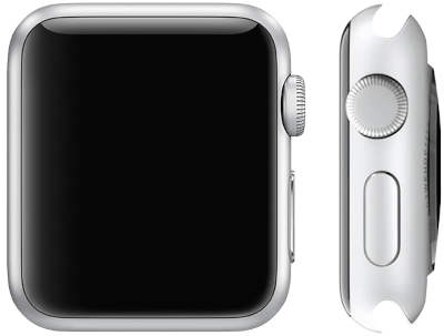 Apple Watch Sport 38mm (1st Gen) watchOS 1.0, upgradable to 4.3.2 8GB 512MB RAM Apple S1 (28 nm) 1.5 inches, 340 x 272 pixels  205 mAh IPX7 Water Resistant