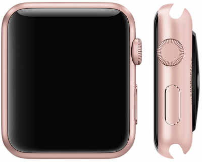 Apple Watch Sport 42mm (1st Gen) watchOS 1.0, upgradable to 4.3.2 8GB 512MB RAM Apple S1 (28 nm) 1.65 inches, 390 x 312 pixels  250 mAh IPX7 Water Resistant