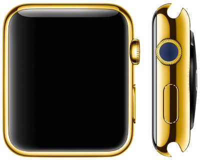 Apple Watch Edition 42mm (1st Gen) watchOS 1.0, upgradable to 4.3.2 8GB 512MB RAM Apple S1 (28 nm) 1.65 inches, 390 x 312 pixels  250 mAh IPX7 Water Resistant