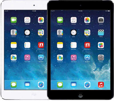 Apple iPad mini 2 WiFi + Cellular iOS 7, upgradable to iPadOS 12.5.6 16GB 1GB RAM, 32GB 1GB RAM, 64GB 1GB RAM, 128GB 1GB RAM Apple A7 (28 nm) 7.9 inches, 1536 x 2048 pixels 5 MP