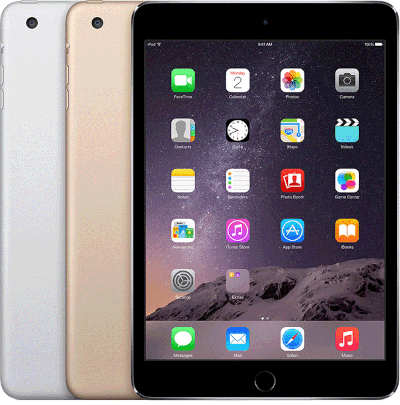 Apple iPad mini 3 WiFi + Cellular iOS 8.1, upgradable to iPadOS 12.5.6 16GB 1GB RAM, 64GB 1GB RAM, 128GB 1GB RAM Apple A7 (28 nm) 7.9 inches, 1536 x 2048 pixels 5 MP (Single camera), 1.2