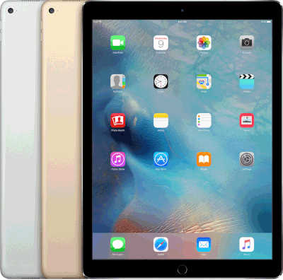 Apple iPad Pro 12.9 WiFi + Cellular (2015) iOS 9, upgradable to iPadOS 15.7 32GB 4GB RAM, 128GB 4GB RAM, 256GB 4GB RAM Apple A9X (16 nm) 12.9 inches, 2048 x 2732 pixels 8 MP (Single camera), 1.2