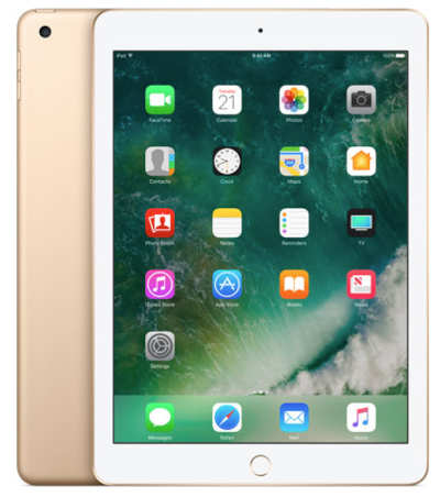 Apple iPad 9.7 WiFi (2017) iOS 10.3, up to iPadOS 15.7, upgradable to iPadOS 16.5 32GB 2GB RAM, 128GB 2GB RAM Apple A9 (14 nm) 9.7 inches, 2048 x 1536 pixels 8 MP (Single camera),