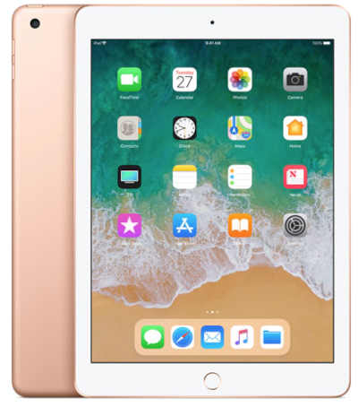 Apple iPad 9.7 WiFi (2018) iOS 11.3, up to iPadOS 15.7, upgradable to iPadOS 16.5 32GB 2GB RAM, 128GB 2GB RAM Apple A10 Fusion (16 nm) 9.7 inches, 2048 x 1536 pixels 8 MP (Single