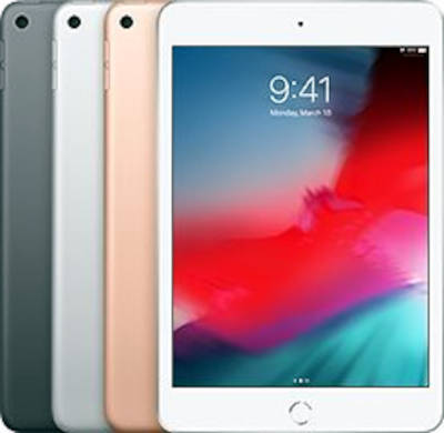 Apple iPad Mini WiFi (2019) iOS 12.1.3, up to iPadOS 15.7, upgradable to iPadOS 16.5 64GB 3GB RAM, 256GB 3GB RAM Apple A12 Bionic (7 nm) 7.9 inches, 2048 x 1536 pixels 8 MP (Single