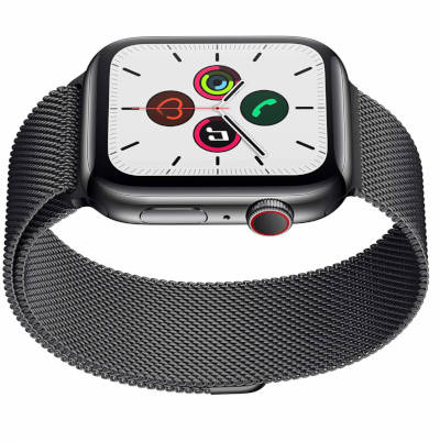Apple Watch Series 5 40mm Aluminum GPS watchOS 6.0, upgradable to 9.5 32GB 1GB RAM Apple S5 1.57 inches, 394 x 324 pixels  245 mAh ECG Certified, Ion X Strengthened Glass