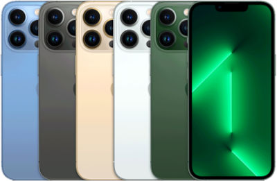 Apple iPhone 13 Pro iOS 15, upgradable to iOS 16.5, planned upgrade to iOS 17 128GB 6GB RAM, 256GB 6GB RAM, 512GB 6GB RAM, 1TB 6GB RAM Apple A15 Bionic (5 nm) 6.1 inches,