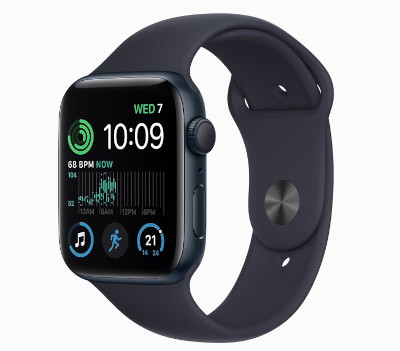 Apple Watch SE 44mm GPS + Cellular (2022) watchOS 9.0, upgradable to 9.5 32GB 1GB RAM Apple S8 1.78 inches, 448 x 368 pixels  296 mAh Supports wireless charging