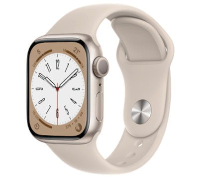Apple Watch Series 8 Aluminum 45mm GPS watchOS 9.0, upgradable to 9.5 32GB 1GB RAM Apple S8 1.9 inches, 484 x 396 pixels  308 mAh Supports wireless charging