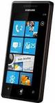 Samsung Omnia 7 GT-I8700 Microsoft Windows Phone 7 8GB/ 16GB, RAM: 512MB Qualcomm Snapdragon S1 1GHz Processor 4.0 inch, Super AMOLED  1500 mAh Li-ion Battery Features: Removable Talk time: 2G - 520Min, 3G