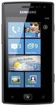 Samsung Omnia W GT-I8350 Microsoft Windows Phone 7.5 Mango 8GB, RAM: 512MB Qualcomm Snapdragon S2 1.4GHz Processor 3.7 inch, Super AMOLED  1500 mAh Li-ion Battery Features: Removable Corning Gorilla Glass, Stereo FM Radio